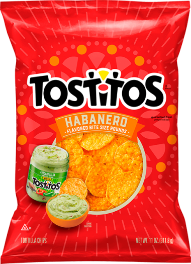 TOSTITOS® Habanero Flavored Bite Size Rounds